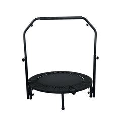 Haoyye 40 Inch Mini Exercise Trampoline , Foldable Indoor Rebounder for Fitness and Fun, Easy Assembly, Portable Design