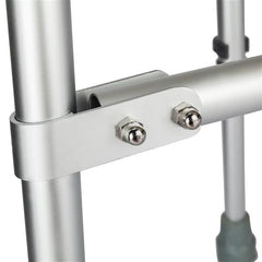 HAOYYE Heavy Duty Medical Shower Chair Bench for Bathroom Safety White Aluminum Alloy Bath Seat with Non-Slip Feet Adjustable Height and Backrest for Home Spa Tub Use Easy to Clean and Assemble