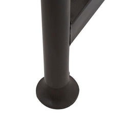 HAOYYE Exquisite Integrated Stalinite Computer Desk Black Sturdy Design Durable Multifunctional Modern Organizer Space-Saving Storage Solution Practical Stylish for Living Room or Office