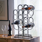 HAOYYE WINE RACK Sturdy Space-Saving Heavy Duty Modern Design Adults Dorm Room Easy Assembly Bedroom Furniture