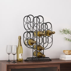 HAOYYE WINE RACK Sturdy Space-Saving Heavy Duty Modern Design Adults Dorm Room Easy Assembly Bedroom Furniture