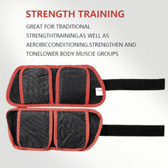 HAOYYE Adjustable Ankle and Wrist Weights Pair for Walking Running Workouts Strength Training Fitness Exercises Durable and Comfortable Design with Adjustable Weight Straps for Arms and Legs Home Gym Equipment