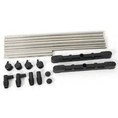 HAOYYE Single-Bar Vertically Stretching Clothes Rack with Shoe Shelf, Durable Silver Stand, Space-Saving Organizer, Modern Storage Solution for Bedroom or Closetsign Versatile Use Premium Quality Stylish Look Home Essentia