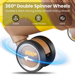 HAOYYE Luggage Sets 4 Piece(14/20/24/28), Expandable Lightweight Suitcase with 4 Double 360 Degrees Mute Spinner Wheels PP Materials Durable TSA Lock Travel Luggage Sturdy Space-Saving Heavy Duty Adults