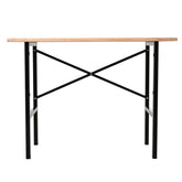 HAOYYE 46 Inch Garage Workbench with Heavy Duty X-Bar Support Sturdy Steel Frame Workshop Table Durable Utility Bench for Garage Home Workshop and Professional Use