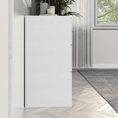 HAOYYE Modern White 6-Drawer Dresser, Wide Storage Chest Of Drawers For Bedroom, Sturdy Space-Saving Heavy Duty Design, Perfect For Adults And Dorm Rooms, Easy Assembly