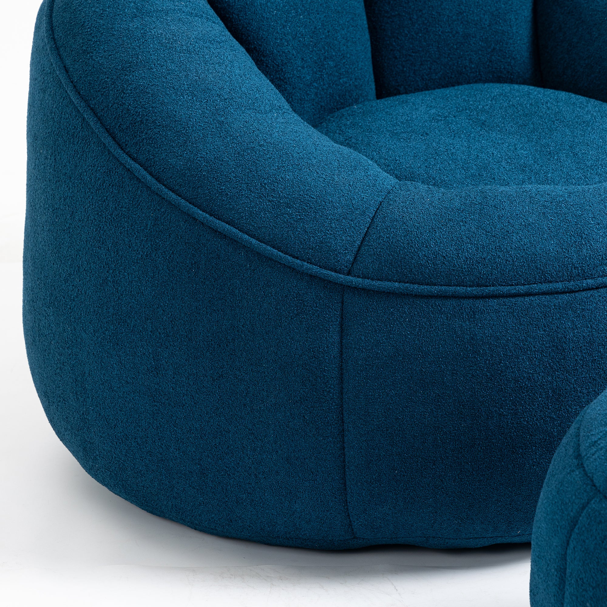 HAOYYE Bedding Bean Bag Sofa Chair High Pressure Foam Bean Bag Chair Adult Material with Padded Foam Padding Compressed Bean Bag With Footrest Sturdy Space-Saving Heavy Duty Modern Design Adults