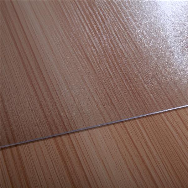 HAOYYE Durable PVC Chairmat with Matte Finish, Protective Floor Mat for Home and Office Use, Rectangular Design, Slip-Resistant and Scratch-Resistant Surface, Premium Quality Floor Protection Solution, Versatile and Space-Saving Accessory