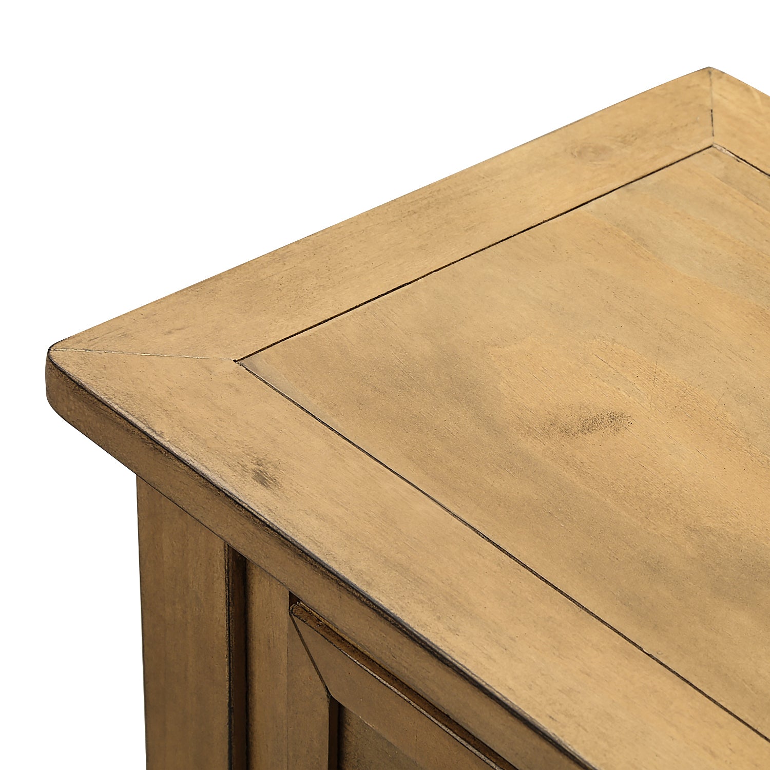 HAOYYE Console Table, Sofa Table with Two Storage Drawers and Bottom Shelf for Living Room or Entryway, Old Pine, Sturdy Space-Saving Design, Heavy Duty Construction, Easy Assembly, Durable and Stylish Home Furniture