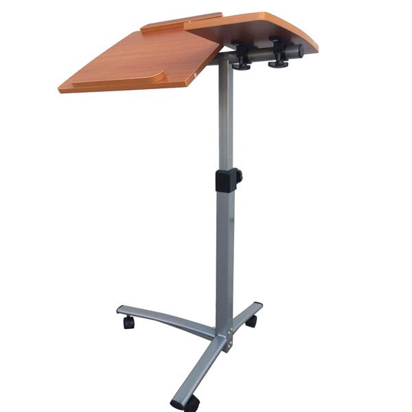 HAOYYE Home Use Multifunctional Lifting Computer Desk Brown Sturdy Design Durable Modern Organizer Space-Saving Storage Solution Practical Stylish for Living Room or Bedroom