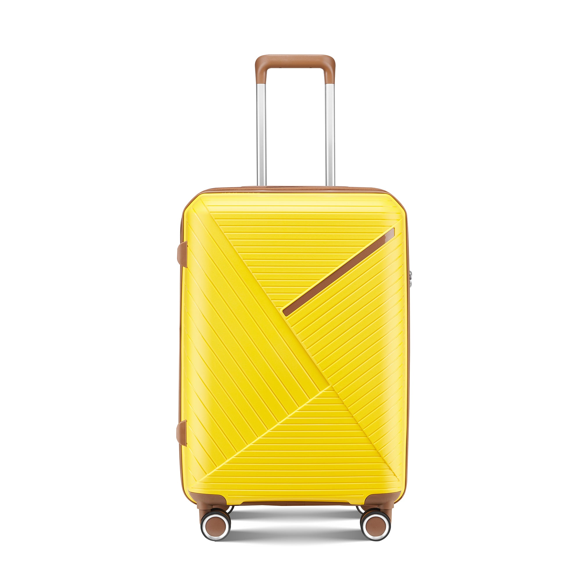 HAOYYE Luggage Sets 4 Piece(14/20/24/28), Expandable Lightweight Suitcase with 4 Double 360 Degrees Mute Spinner Wheels PP Materials Durable TSA Lock Travel Luggage Sturdy Space-Saving Heavy Duty Adults