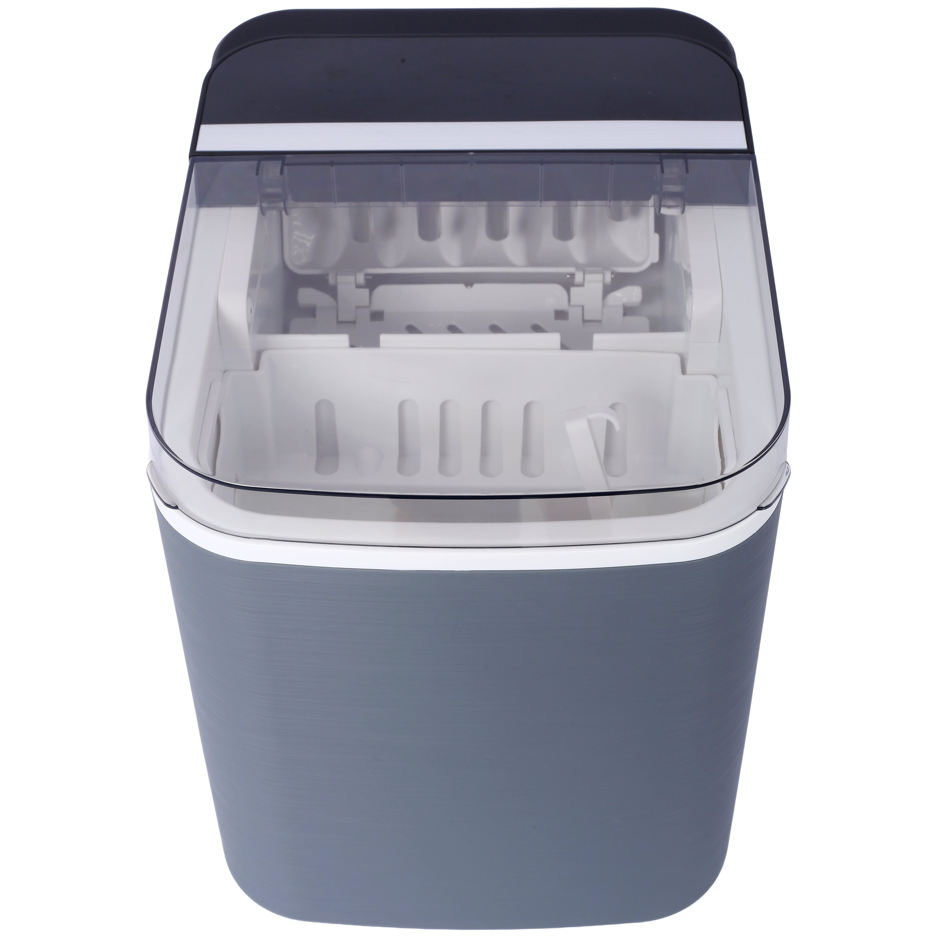 HAOYYE Ice Maker Countertop, Portable Ice Machine, Self-Cleaning Ice Makers with Basket and Scoop, 9 Cubes in 6 Mins, 26 lbs per Day, Ideal for Home, Kitchen,ETL and FDA certificate. Sturdy Space-Saving