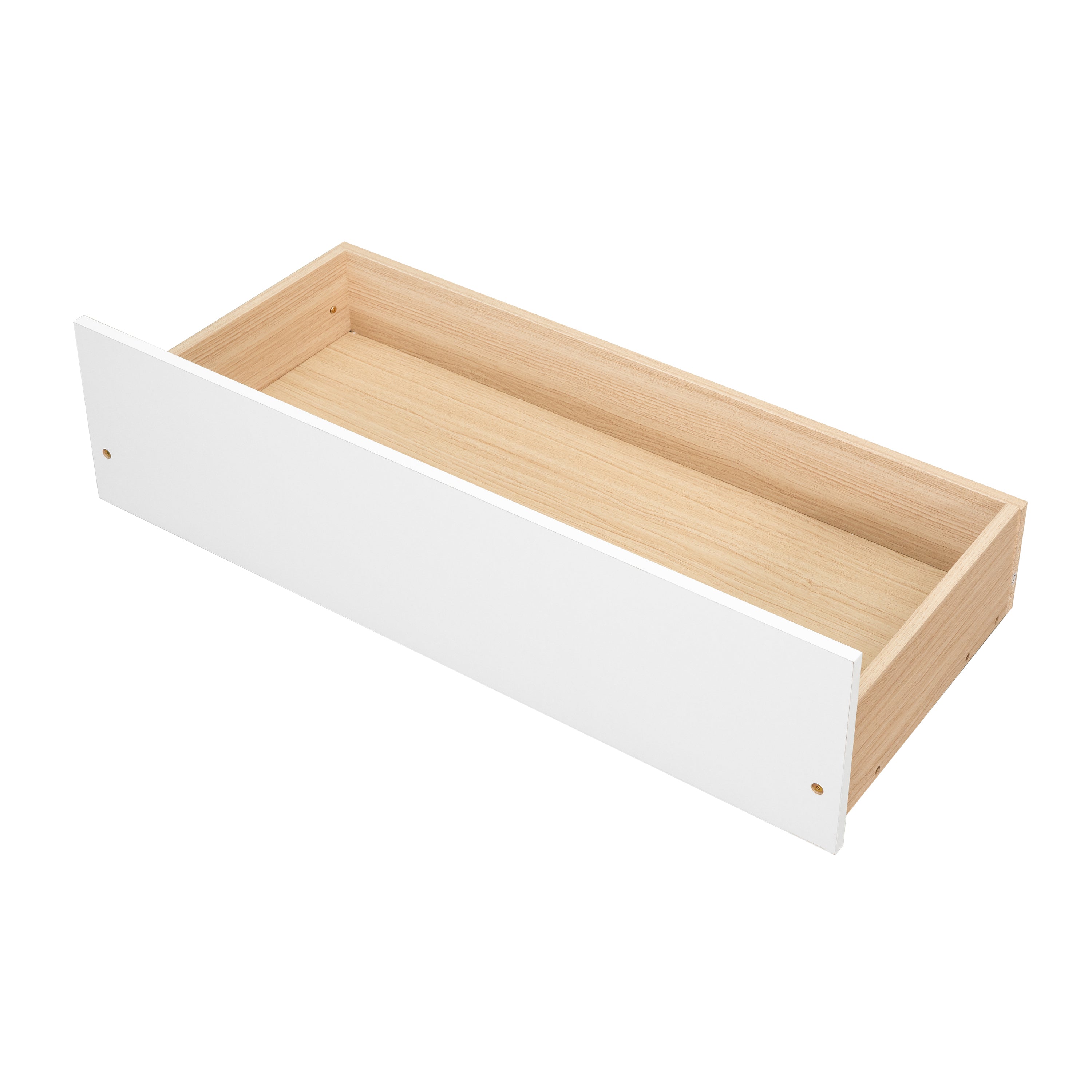 HAOYYE White Daybed with Two Storage Drawers, Sturdy Space-Saving Modern Design, Heavy Duty Construction, Easy Assembly for Adults and Dorm Rooms