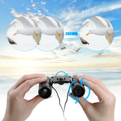 HAOYYE 30x60 Compact Folding Binoculars High Power Zoom Mini Travel Telescope for Adults Pocket Size Day and Night Vision for Bird Watching Hunting Concert Theater Opera and Outdoor Activities