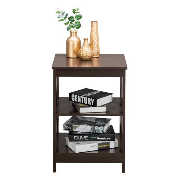 HAOYYE Double Cross Edge Coffee Table, Modern Luxury Home Decor, Soft Cozy Warm Flannel Fleece, Premium Quality Decorative Table, Unique Design, Stylish Living Room Furniture, Comfortable and Functional for Home Use