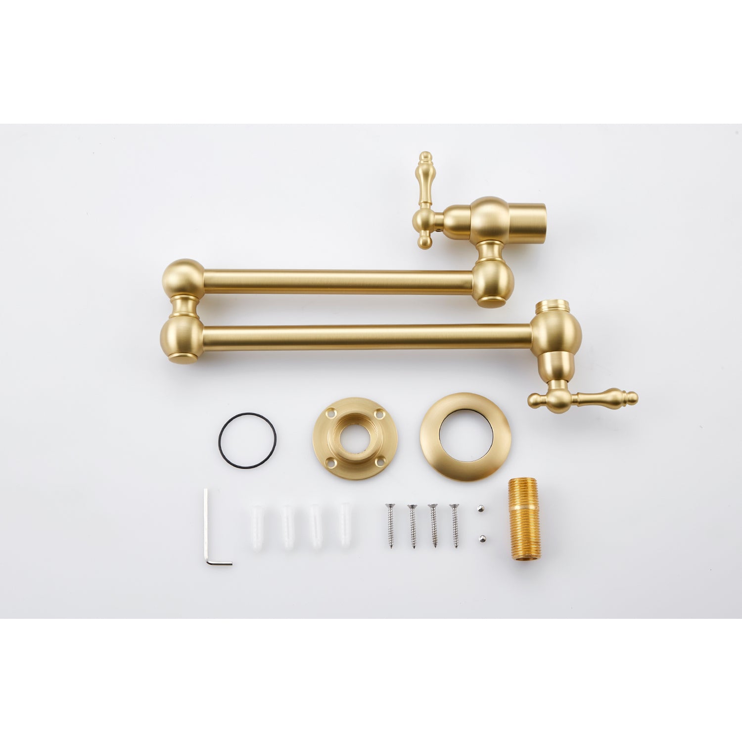 HAOYYE Wall Mount Folding Kitchen Pot Filler Faucet Sturdy Space-Saving Heavy Duty Modern Design Adults Dorm Room Easy Assembly Bedroom Furniture