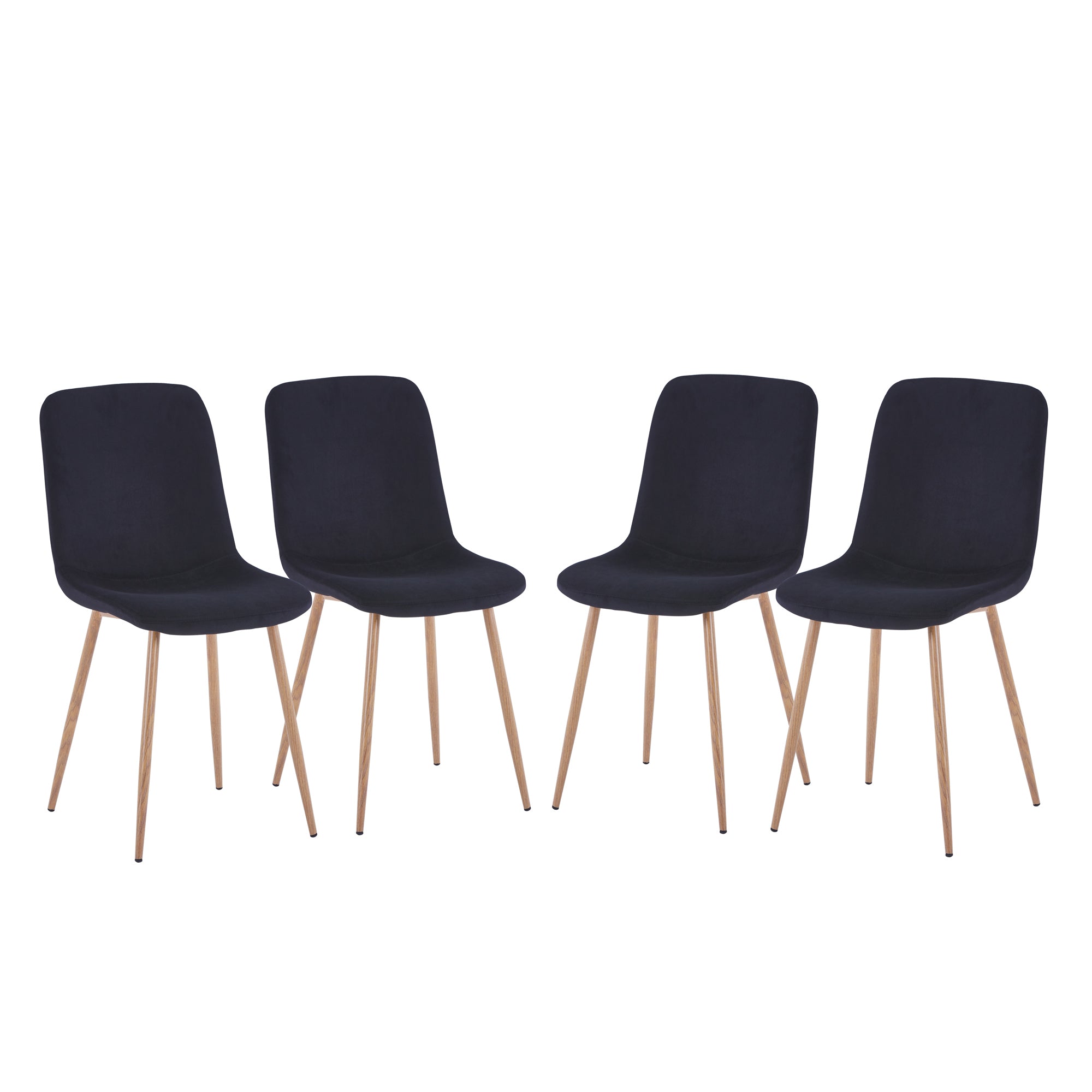 HAOYYE Modern Dining Chair Set of 4, Versatile and Stylish Design for Restaurants, Cafes, Offices, and Living Rooms, Durable and Space-Saving, Easy to Assemble