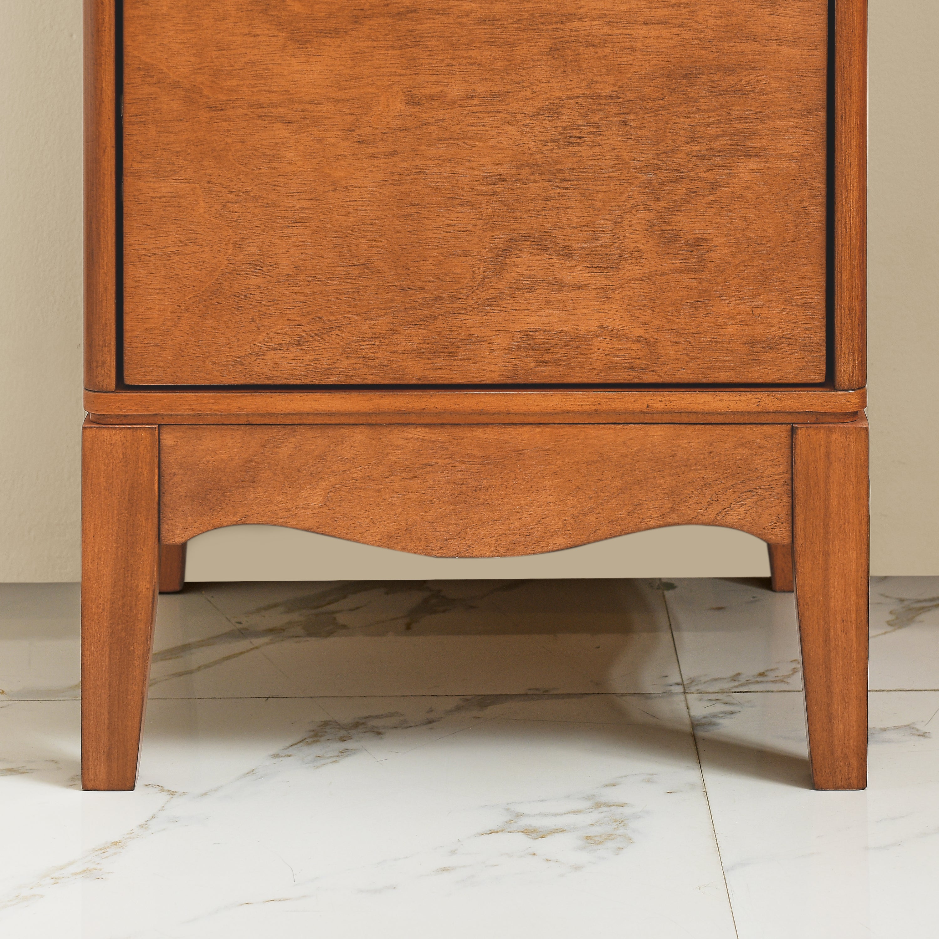 HAOYYE Modern Bathroom Floor Cabinet And Linen Cabinet With Adjustable Shelves And Antique Brass Finish, Sturdy Heavy Duty Storage For Home, Dorm And Bedroom, Versatile Design And Easy Assembly
