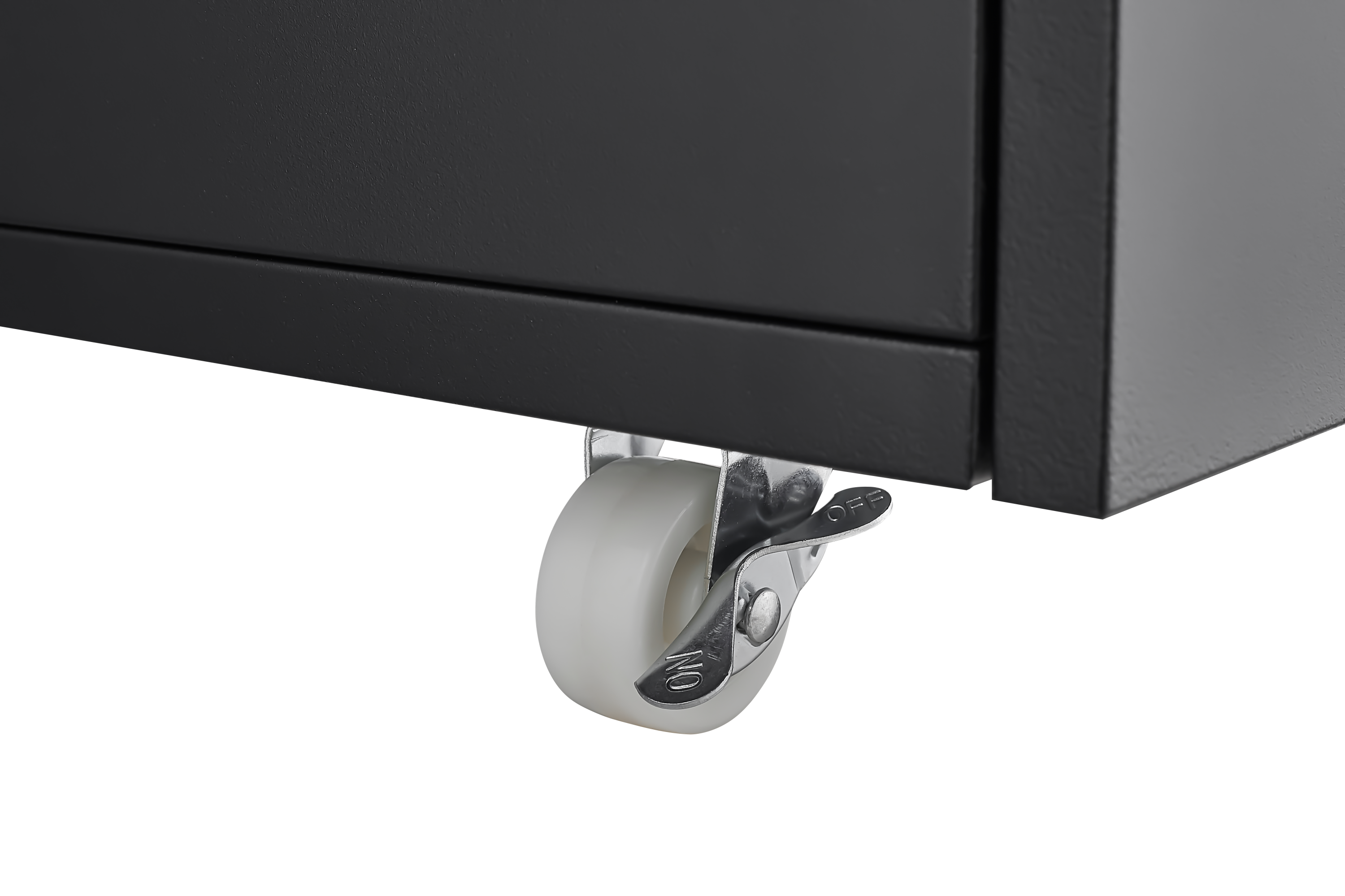 HAOYYE Home Office Printer Stand With Wheels, Mobile Filing Cabinet With Open Storage Shelves and File Door, Suitable for Letter/Legal/A4 Files, Sturdy Space-Saving Heavy Duty Design