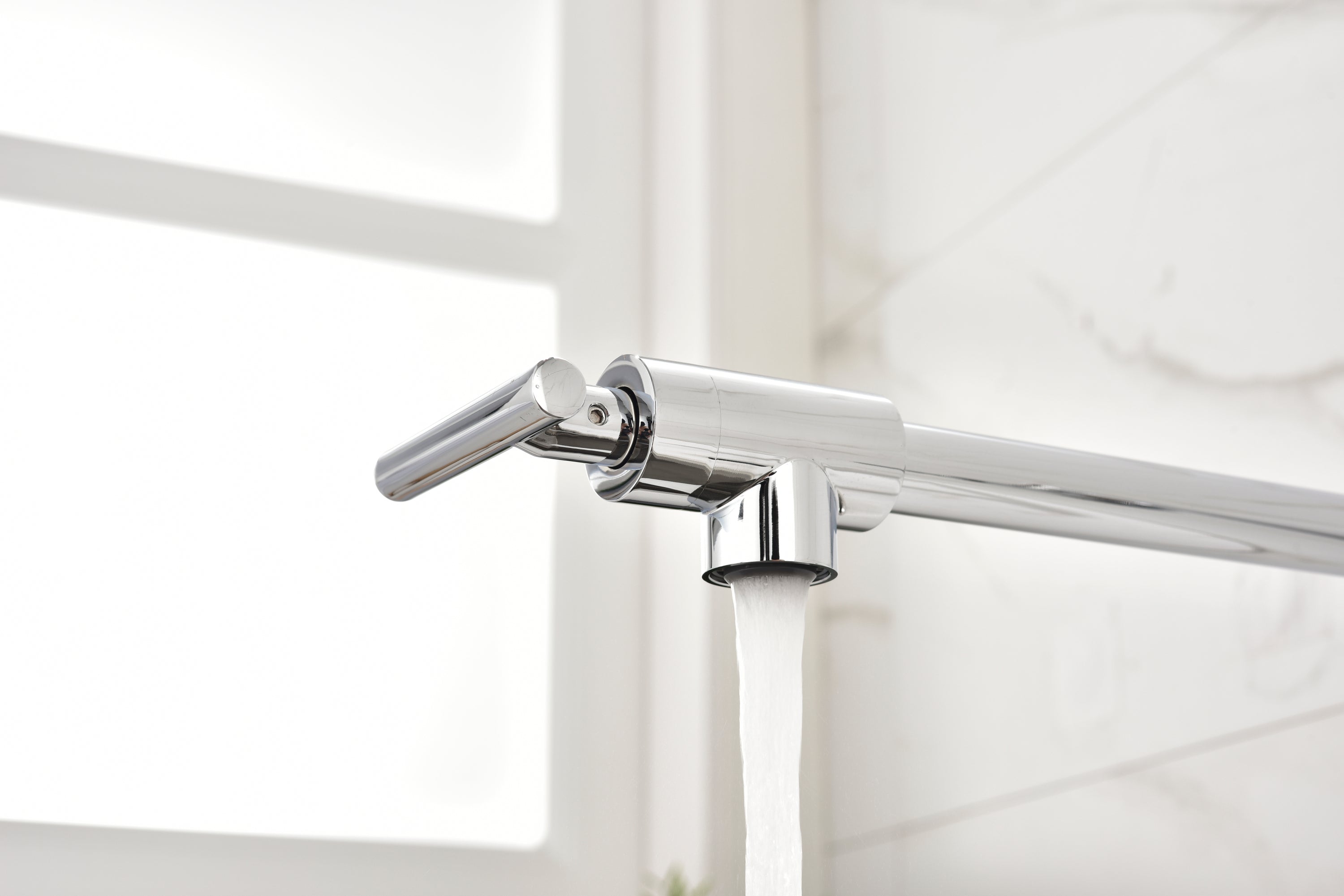 HAOYYE Pot Filler Faucet Wall Mount Sturdy Space-Saving Heavy Duty Modern Design Adults Dorm Room Easy Assembly Bedroom Furniture