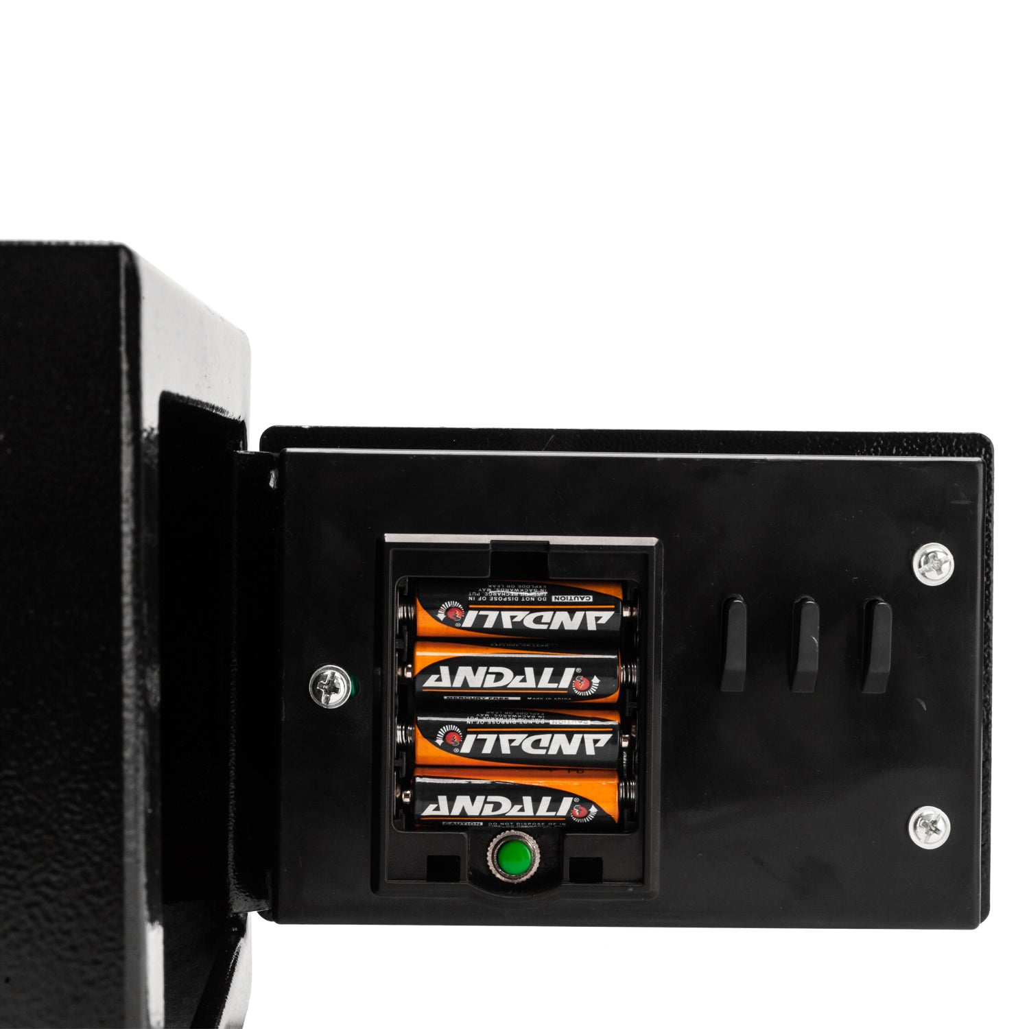 HAOYYE Mini Wall-In Style Electronic Code Steel Safe Box With Metal Construction Secure Lock Black Durable Compact Home And Office Security Case