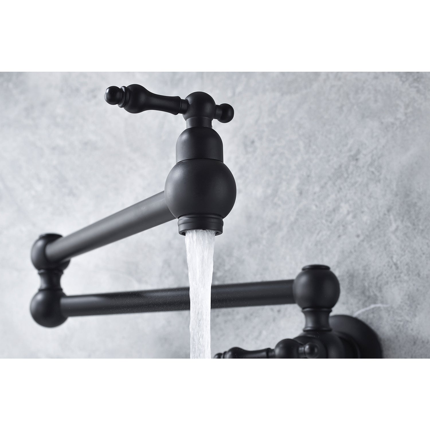 HAOYYE Wall Mount Folding Kitchen Pot Filler Faucet Sturdy Space-Saving Heavy Duty Modern Design Adults Dorm Room Easy Assembly Bedroom Furniture
