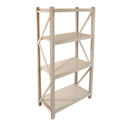 Haoyye White Heavy Duty Garage Storage Shelves, Adjustable 5 Tier Metal Rack Organizer for Basement, Pantry, Workspace or Office, Space-Saving Freestanding Storage Unit, Sturdy and Easy to Assemble Modern Design for Home Organization
