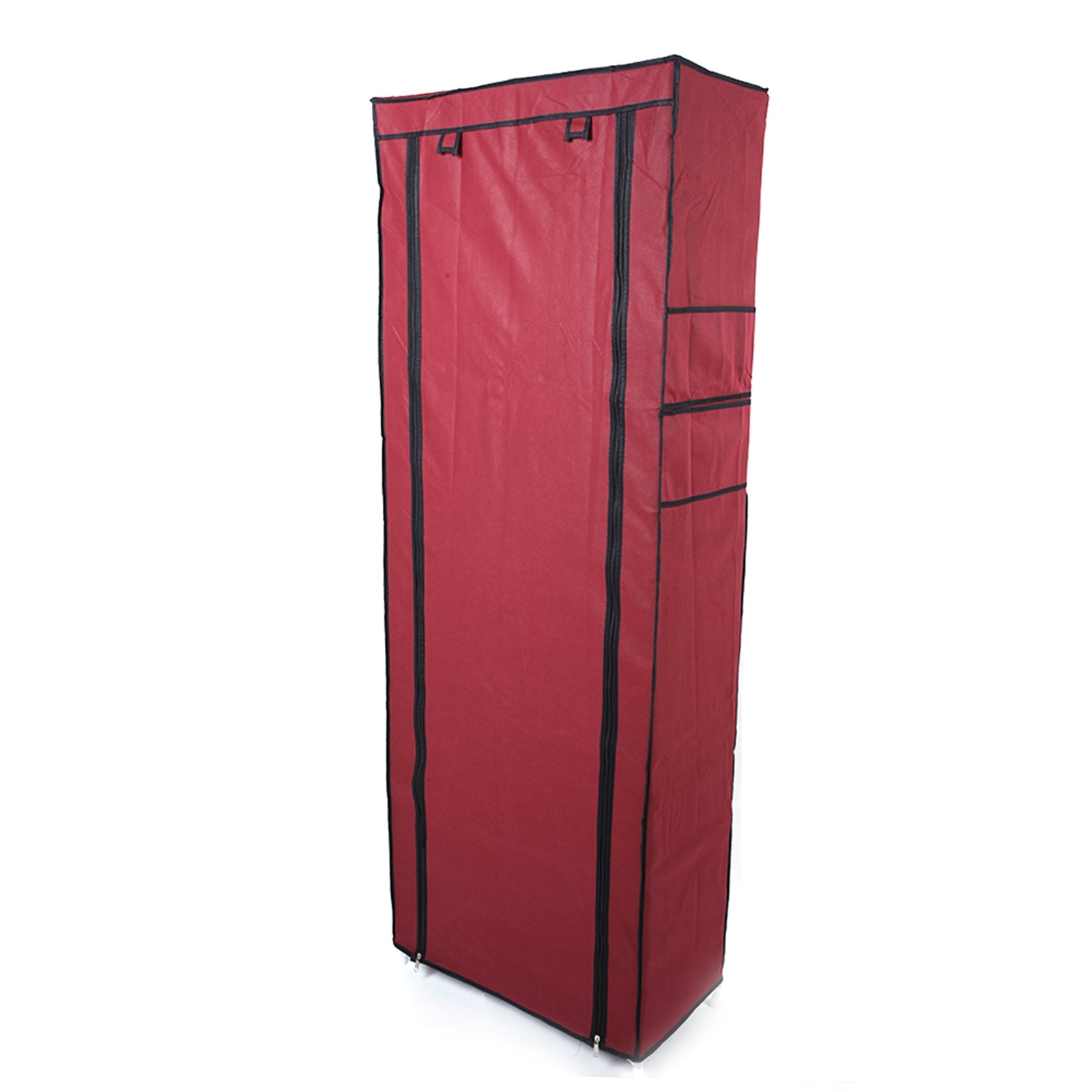 HAOYYE Fashionable Space-Saving Shoe Rack with 9 Lattices, Durable Non-Woven Fabric Organizer in Wine Red, Modern Design for Versatile Use, Premium Quality Storage Solution, Stylish Look for Home Essentials