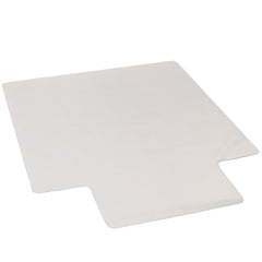 HAOYYE PVC Matte Floor Chair Protective Mat – Transparent Durable Space-Saving Organizer, Modern Design For Home, Office, Living Room – Premium Quality, Stylish Look, Easy To Clean, Versatile Use