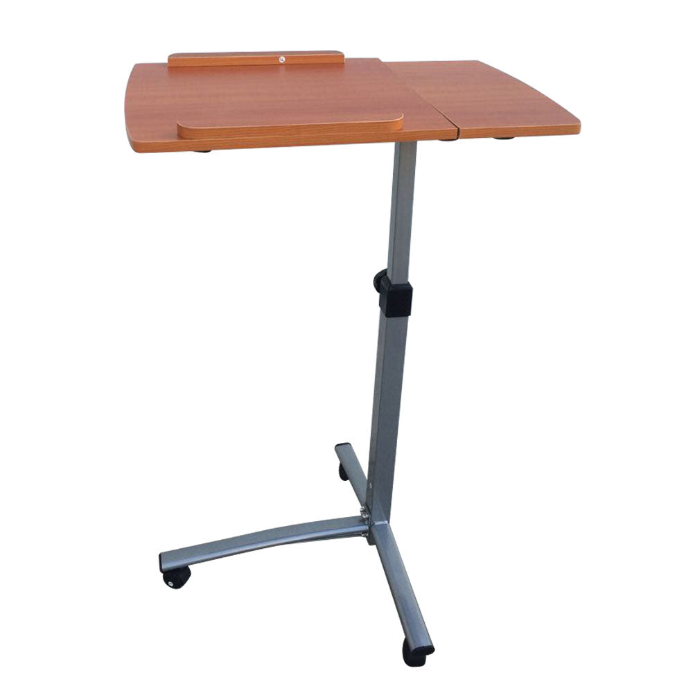 HAOYYE Home Use Multifunctional Lifting Computer Desk Brown Sturdy Design Durable Modern Organizer Space-Saving Storage Solution Practical Stylish for Living Room or Bedroom