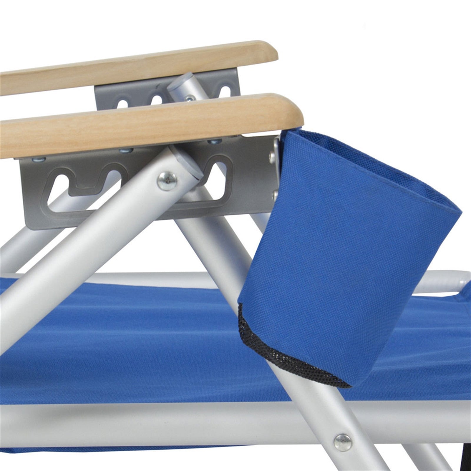 HAOYYE Portable High Strength Beach Chair with Adjustable Headrest, Lightweight Folding Lounge Chair for Outdoor Relaxation, Perfect for Beach, Camping, Fishing, and Travel, Easy to Carry and Store