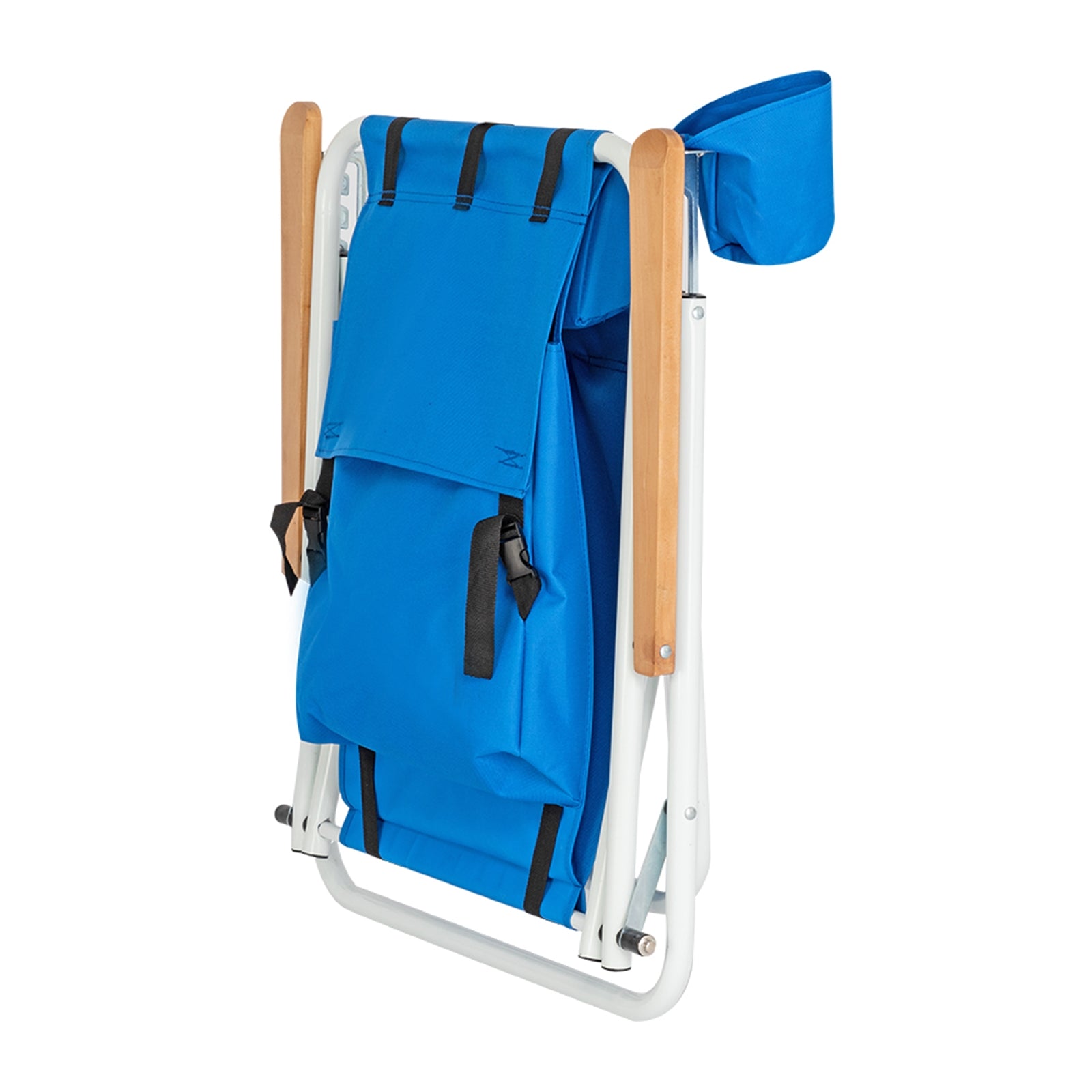 HAOYYE Portable High Strength Beach Chair with Adjustable Headrest, Lightweight Folding Lounge Chair for Outdoor Relaxation, Perfect for Beach, Camping, Fishing, and Travel, Easy to Carry and Store