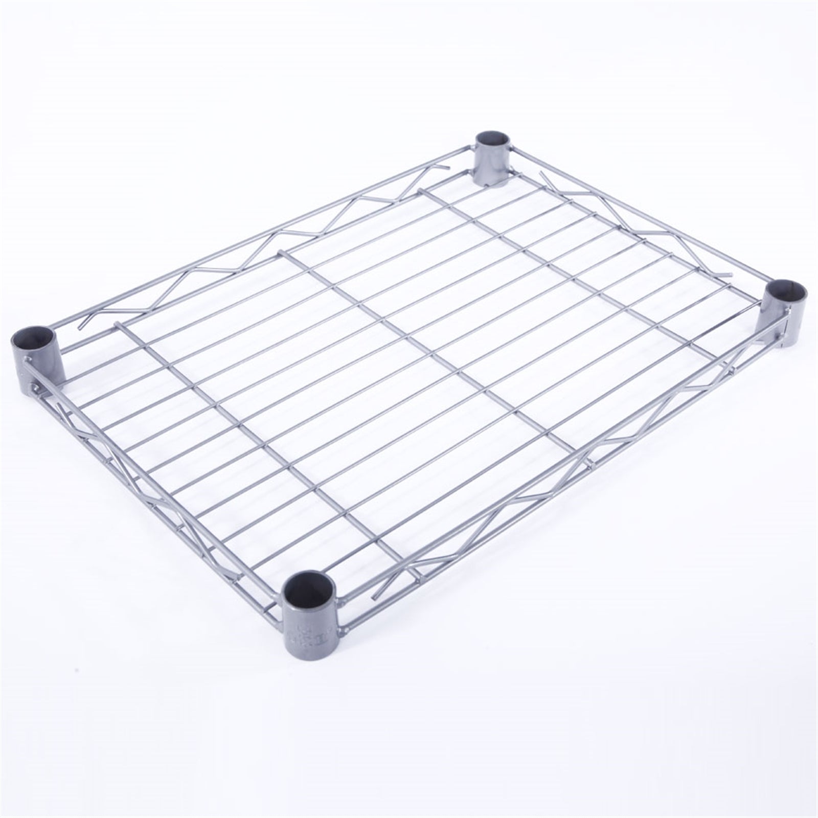 HAOYYE Rectangle Carbon Steel Storage Rack with 4 Adjustable Shelves, Silver Gray, Durable Space-Saving Organizer, Modern Design Versatile Use, Premium Quality Stylish Look, for Kitchen, Pantry, Garage, and Office Storage
