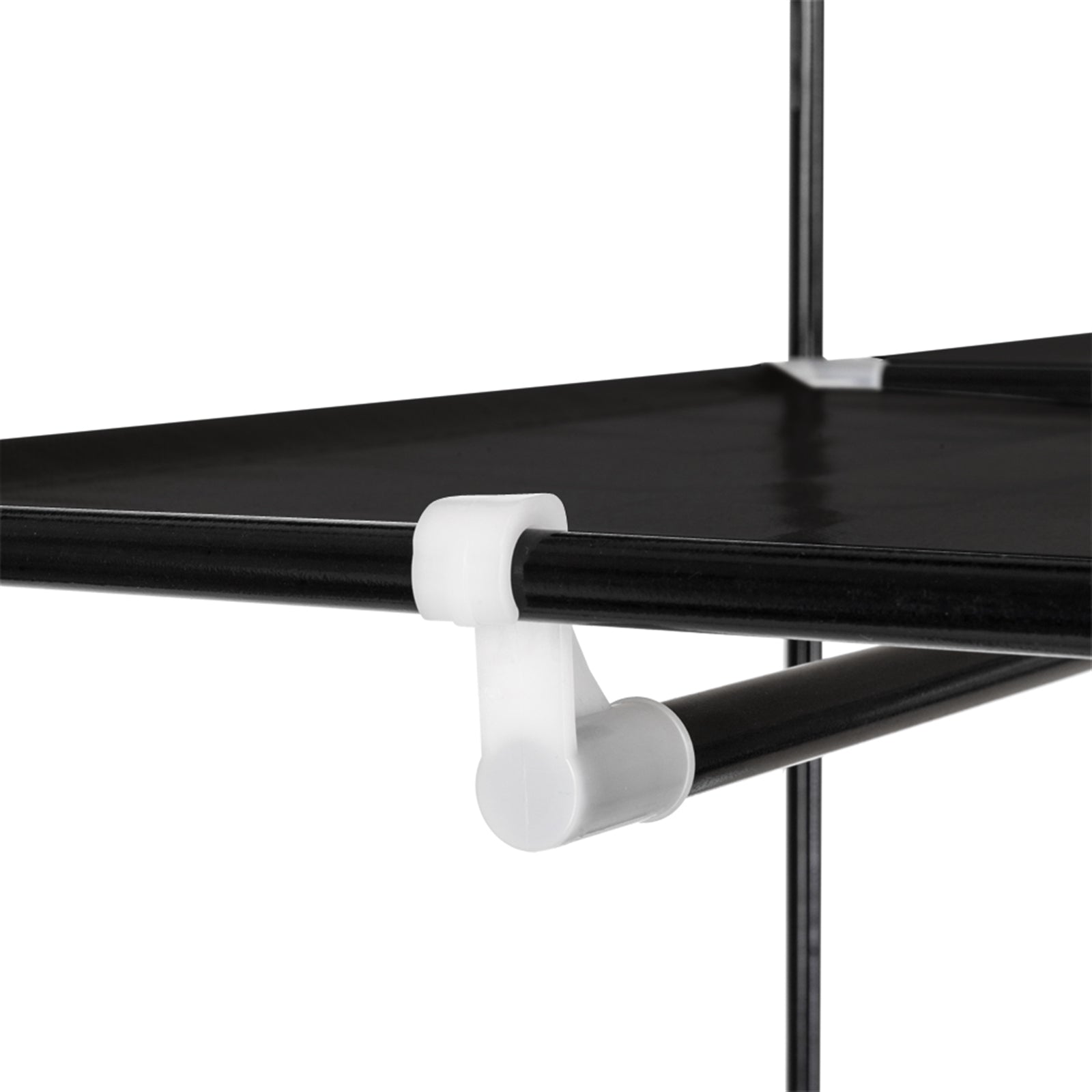 HAOYYE Portable Clothes Closet Non-Woven Fabric Wardrobe with Double Rods, Durable Black Space-Saving Storage Organizer, Modern Design, Versatile Use, Premium Quality, and Stylish Look