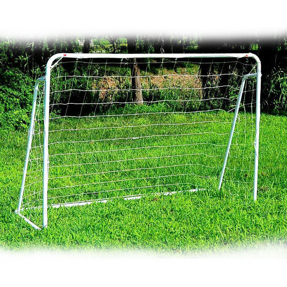 HAOYYE Soccer Goal Training Set with Net Buckles and Ground Nails Portable 8x5ft Sports Goal Post for Backyard Practice Indoor Outdoor Football Shooting Passing Drills Team Training Equipment