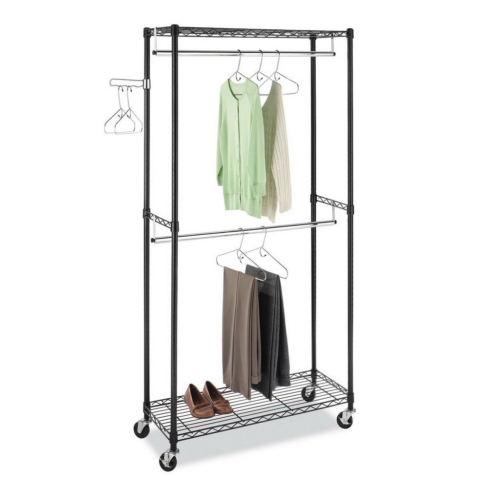HAOYYE Closet Organizer Garment Rack Clothes Hanger Home Shelf Heavy Duty Furniture Sturdy Design Durable Multifunctional Modern Storage Solution Practical Stylish Space-Saving Organizer for Home and Bedroom
