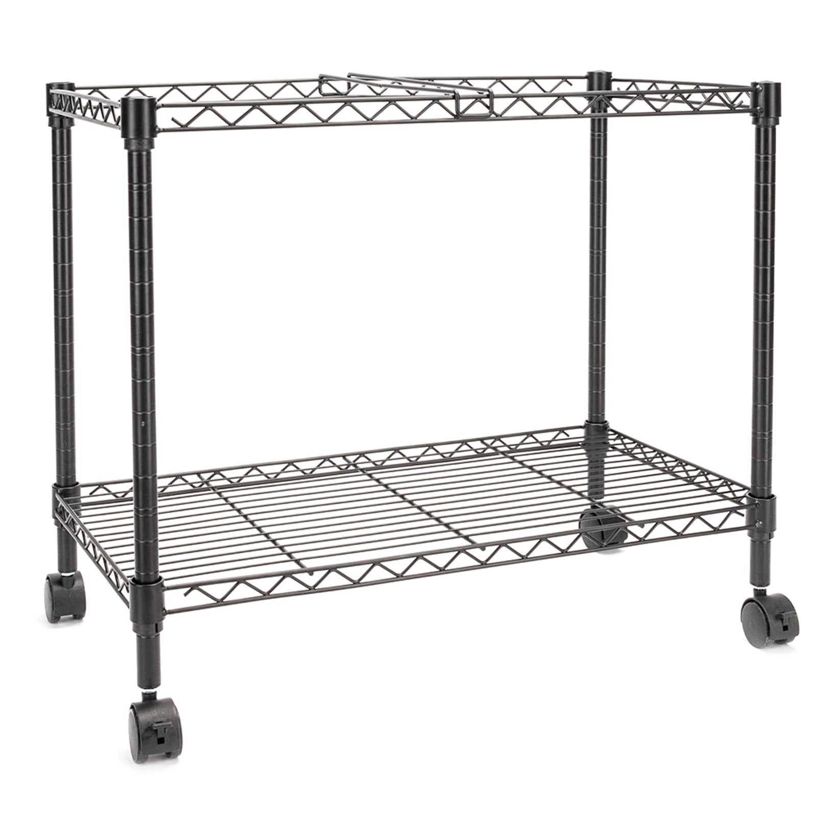 HAOYYE Single Tier Metal Rolling Mobile File Cart – Black, Space-Saving & Durable, Easy Mobility with 4 Wheels, Premium Quality Steel Construction, Ideal for Home Office, Classroom, Living Room – Soft Cozy Warm Flannel Fleece, Luxury & Stylish Design