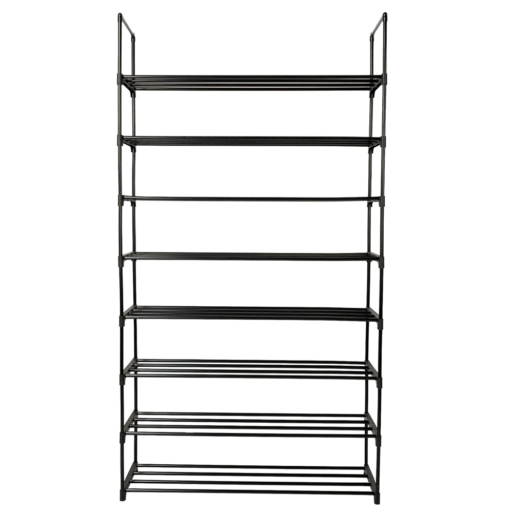 HAOYYE 2-Pack 4-Tier Shoe Rack Shelf, Gray Color, Durable and Space-Saving Storage Organizer, Modern Design, Versatile Use for Bedroom, Entryway, Hallway, and Closet, Premium Quality