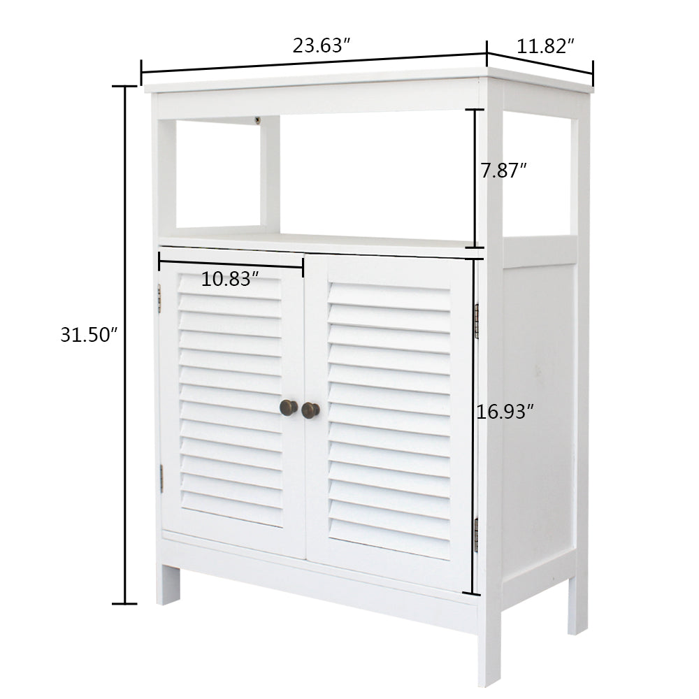 HAOYYE 2-Door Storage Cabinet Durable Design Sturdy Multifunctional Modern Organizer Space-Saving Practical Storage Solution Stylish for Bedroom and Living Room