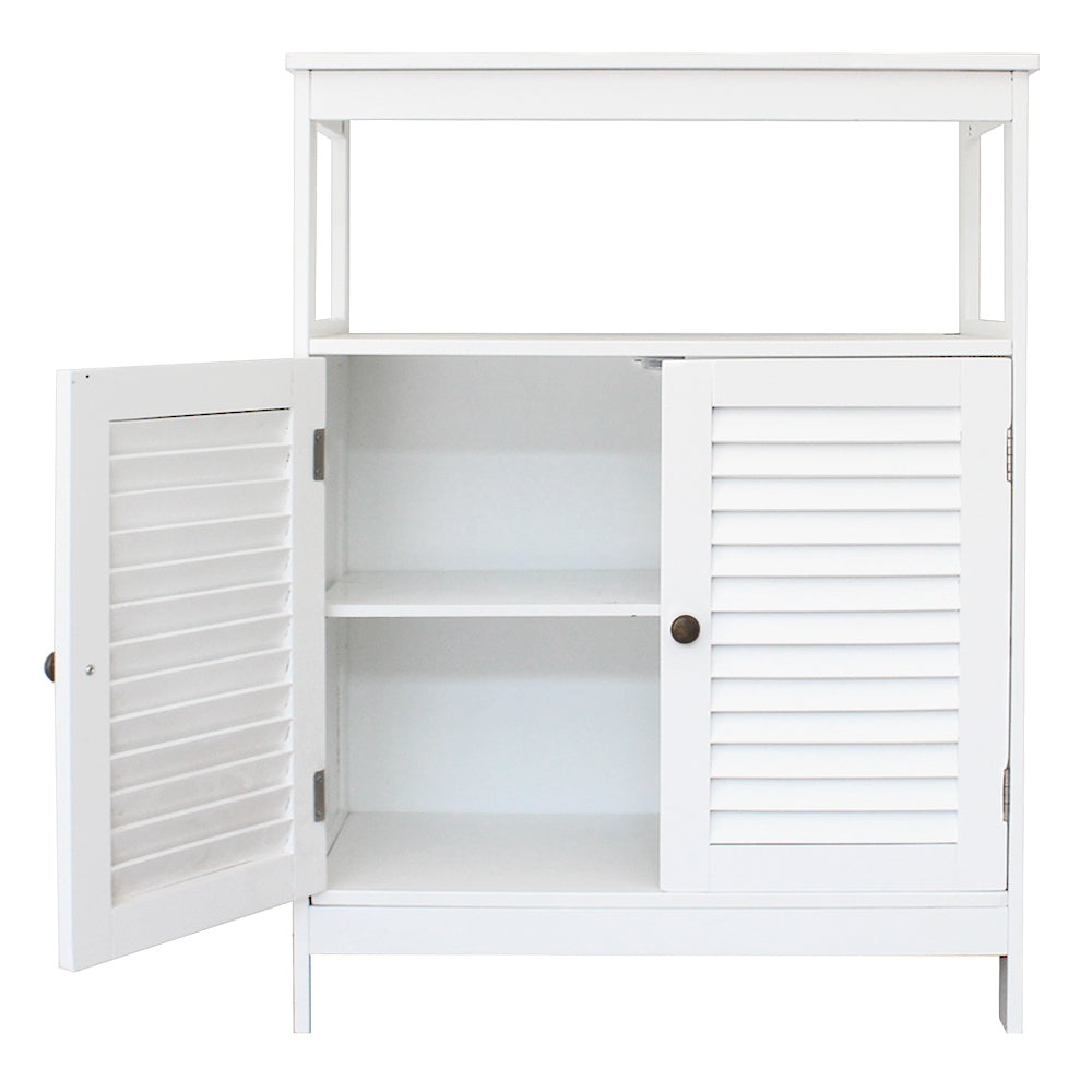 HAOYYE 2-Door Storage Cabinet Durable Design Sturdy Multifunctional Modern Organizer Space-Saving Practical Storage Solution Stylish for Bedroom and Living Room