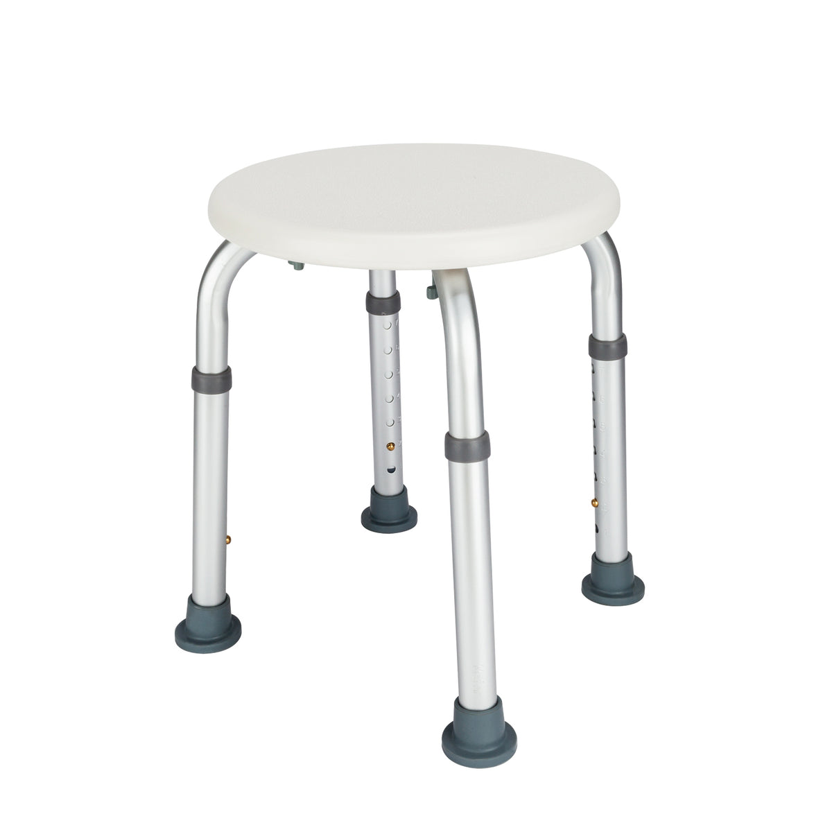 HAOYYE White Medical Bathroom Safety Shower Tub Bench with Adjustable Height Lightweight Rust-Resistant Aluminium Alloy Bath Chair Non-Slip Seat for Home Spa Support Easy Assembly Comfortable and Durable