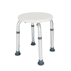 HAOYYE White Medical Bathroom Safety Shower Tub Bench with Adjustable Height Lightweight Rust-Resistant Aluminium Alloy Bath Chair Non-Slip Seat for Home Spa Support Easy Assembly Comfortable and Durable