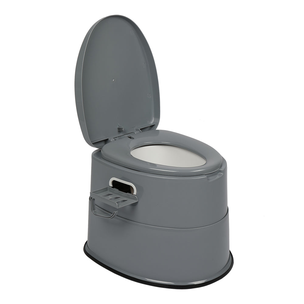 HAOYYE Portable Toilet with Non-Slip Mat,  Emergency Toilet for Camping, Outdoor Activities, and Road Trips, Leak-Proof, Odor-Proof, Sturdy and Easy to Use, Ideal for Travel and Mobility Aid