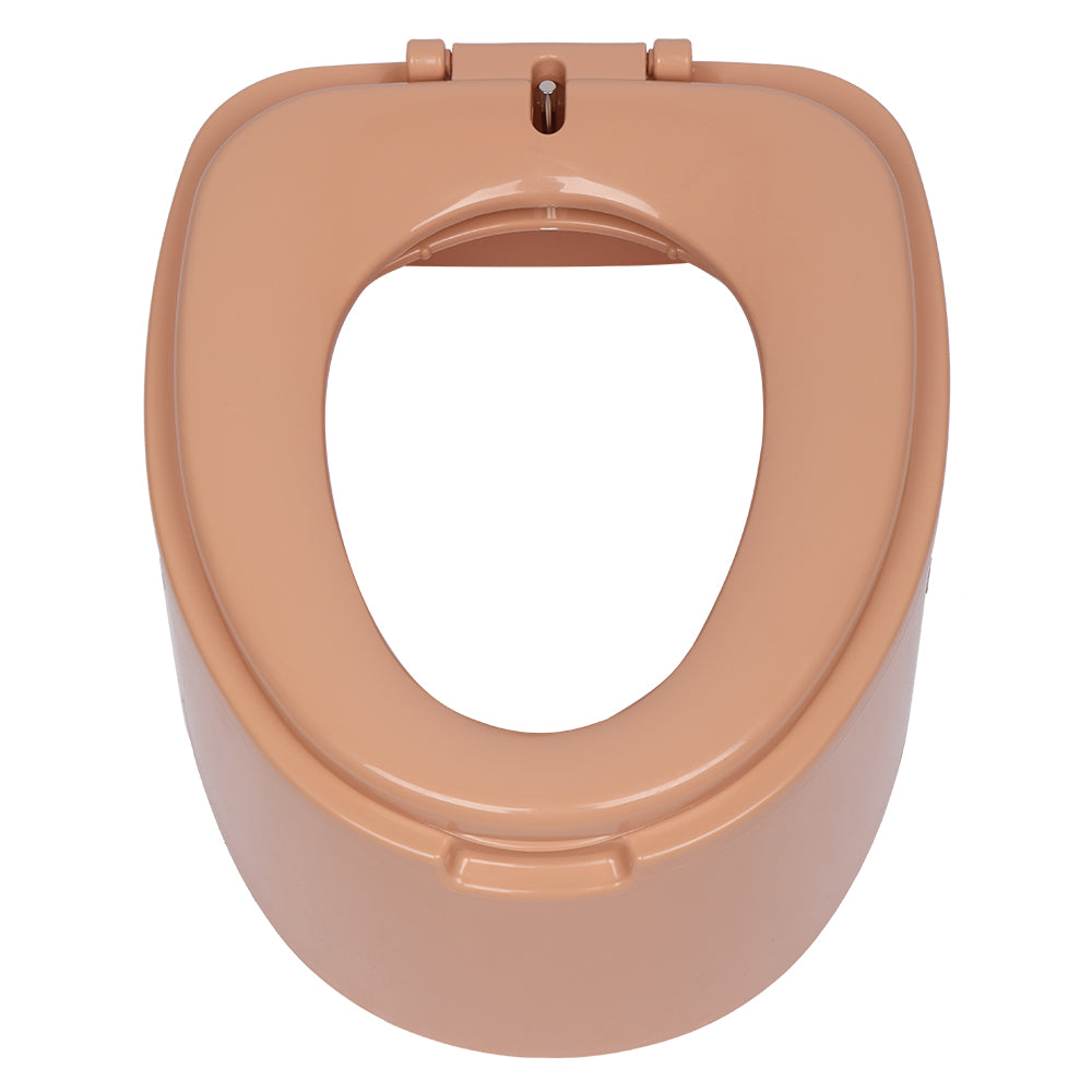 HAOYYE Portable Toilet with Non-slip Mat, Lightweight and Leak-Proof for Outdoor Activities, Camping, and Long Road Trips