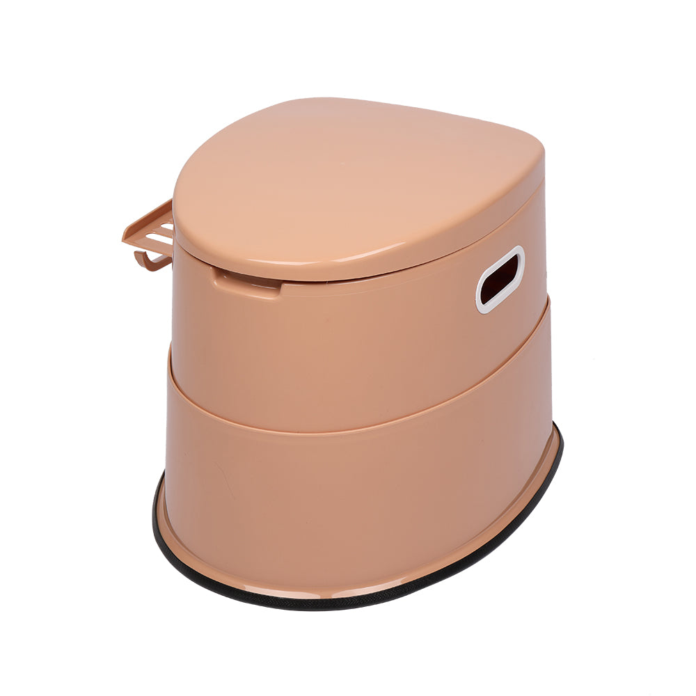 HAOYYE Portable Toilet with Non-slip Mat, Lightweight and Leak-Proof for Outdoor Activities, Camping, and Long Road Trips