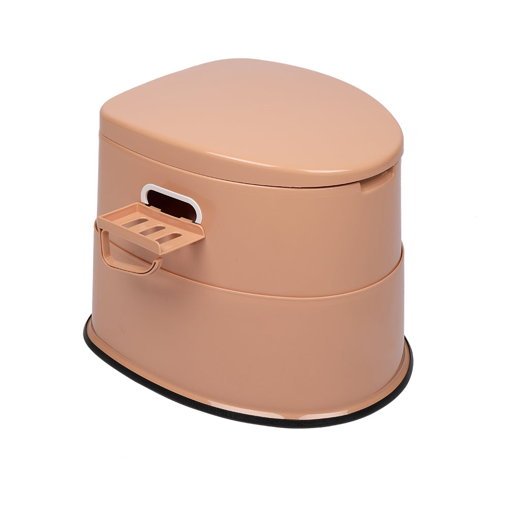 HAOYYE Portable Toilet with Non-slip Mat, Lightweight and Leak-Proof for Outdoor Activities, Camping, and Long Road Trips