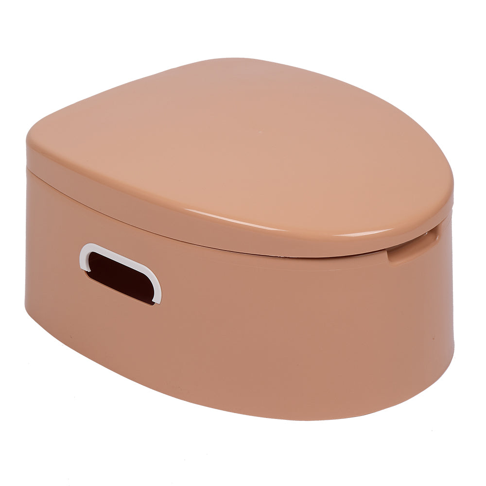 HAOYYE Portable Toilet with Non-slip Mat, Lightweight and Leak-Proof for Outdoor Activities, Camping, and Long Road Trips