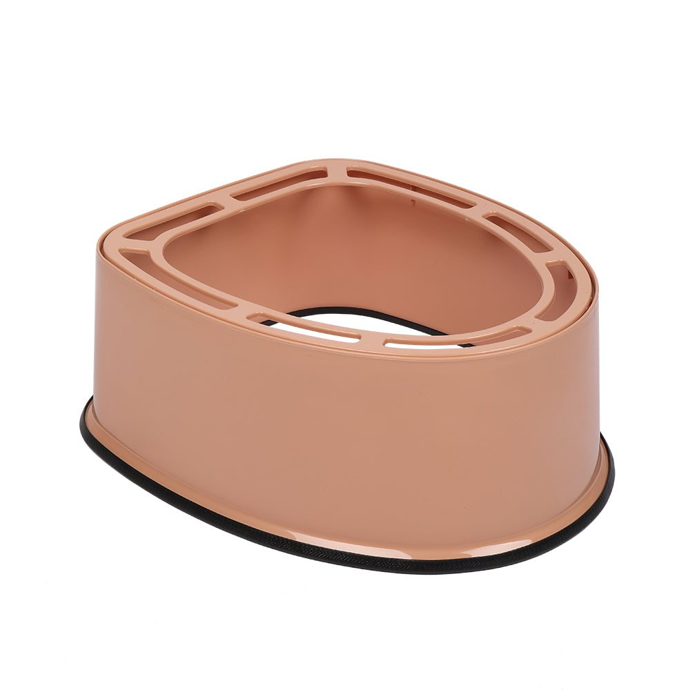 HAOYYE Portable Toilet with Non-slip Mat, Lightweight and Leak-Proof for Outdoor Activities, Camping, and Long Road Trips