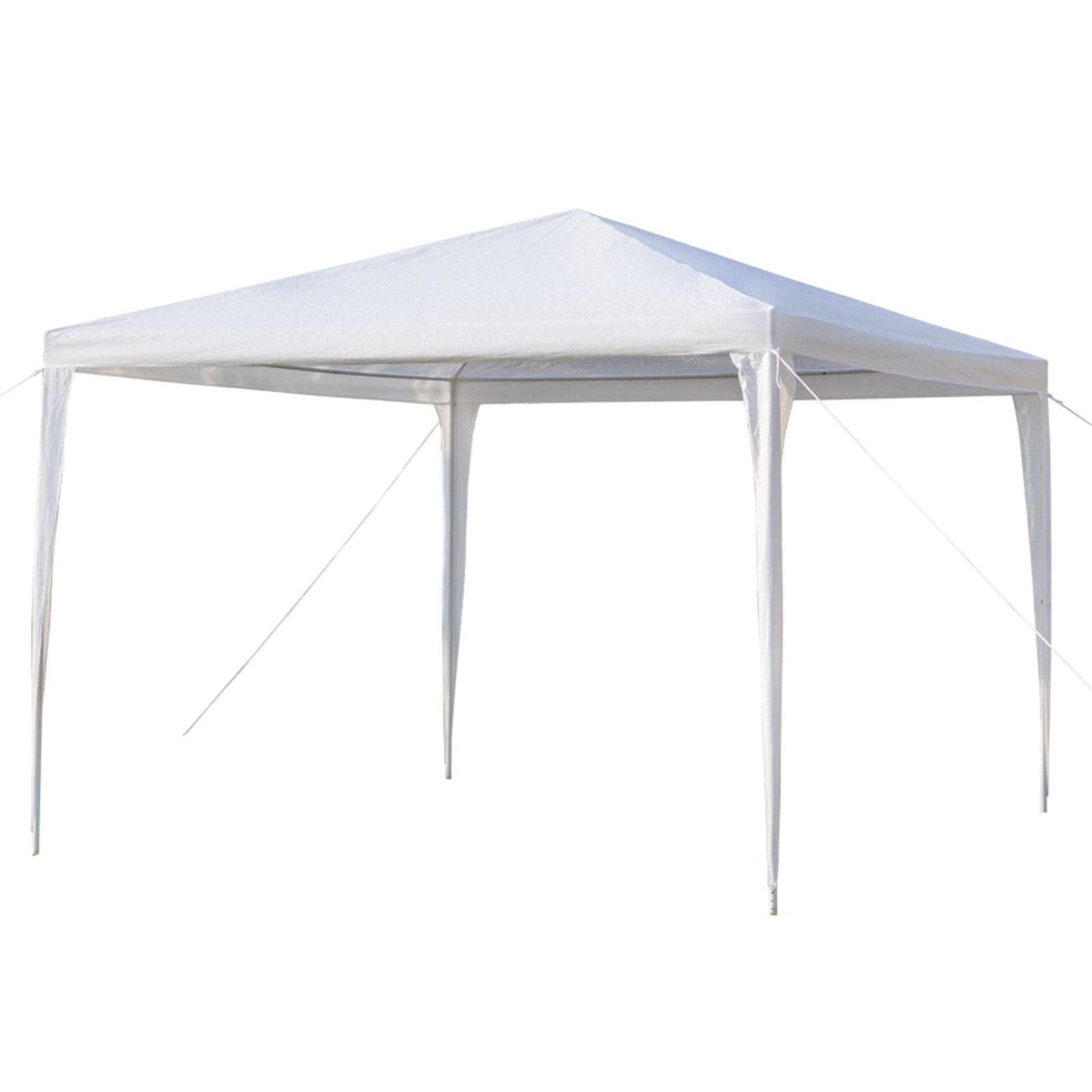 HAOYYE Outdoor Waterproof Tent 3x3m Pop Up Canopy with 4 Sidewalls Portable Folding Tent with Spiral Tubes for Backyard Wedding Party Events Sun Shade Shelter
