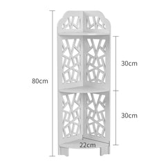 HAOYYE 3-Tier Corner Shower Shelf for Bathroom, Waterproof and Durable, Space-Saving Organizer, Modern and Stylish Storage Solution, Versatile for Living Room and Home Essentials
